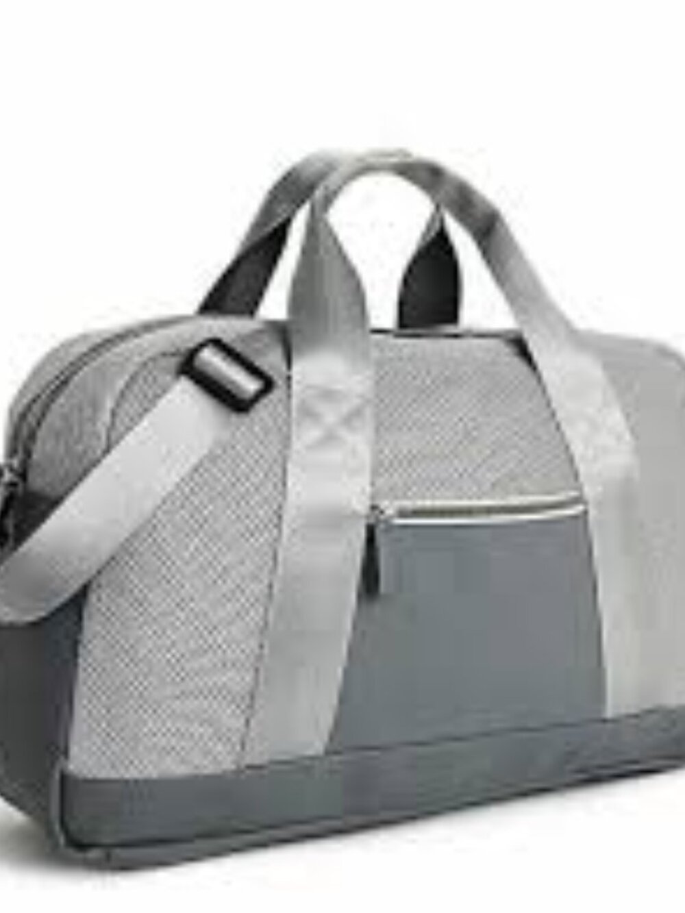 Gray Duffle Weekender/Gym Bag